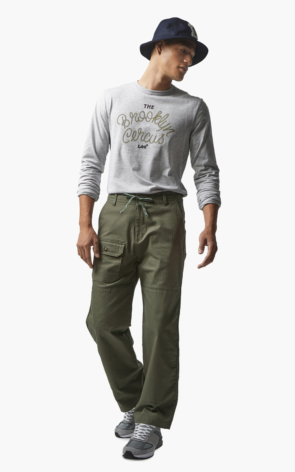 Lee x The Brooklyn Circus Drawstring Pant Muted Olive | Cultizm