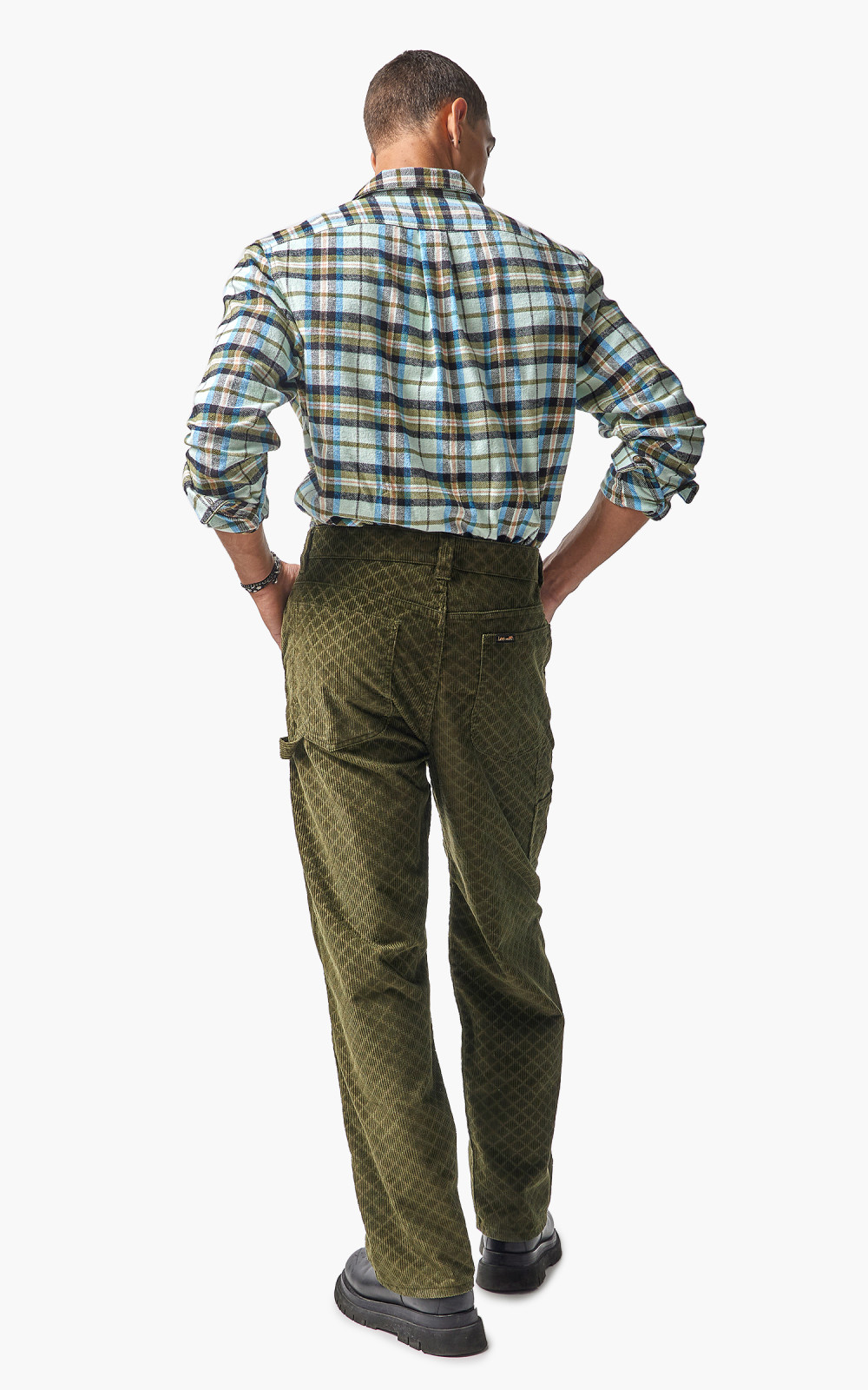 【SATIIIZ】Buden Carpenter Cotton Pants Kesson nylon Carpenter pants - satiiiz