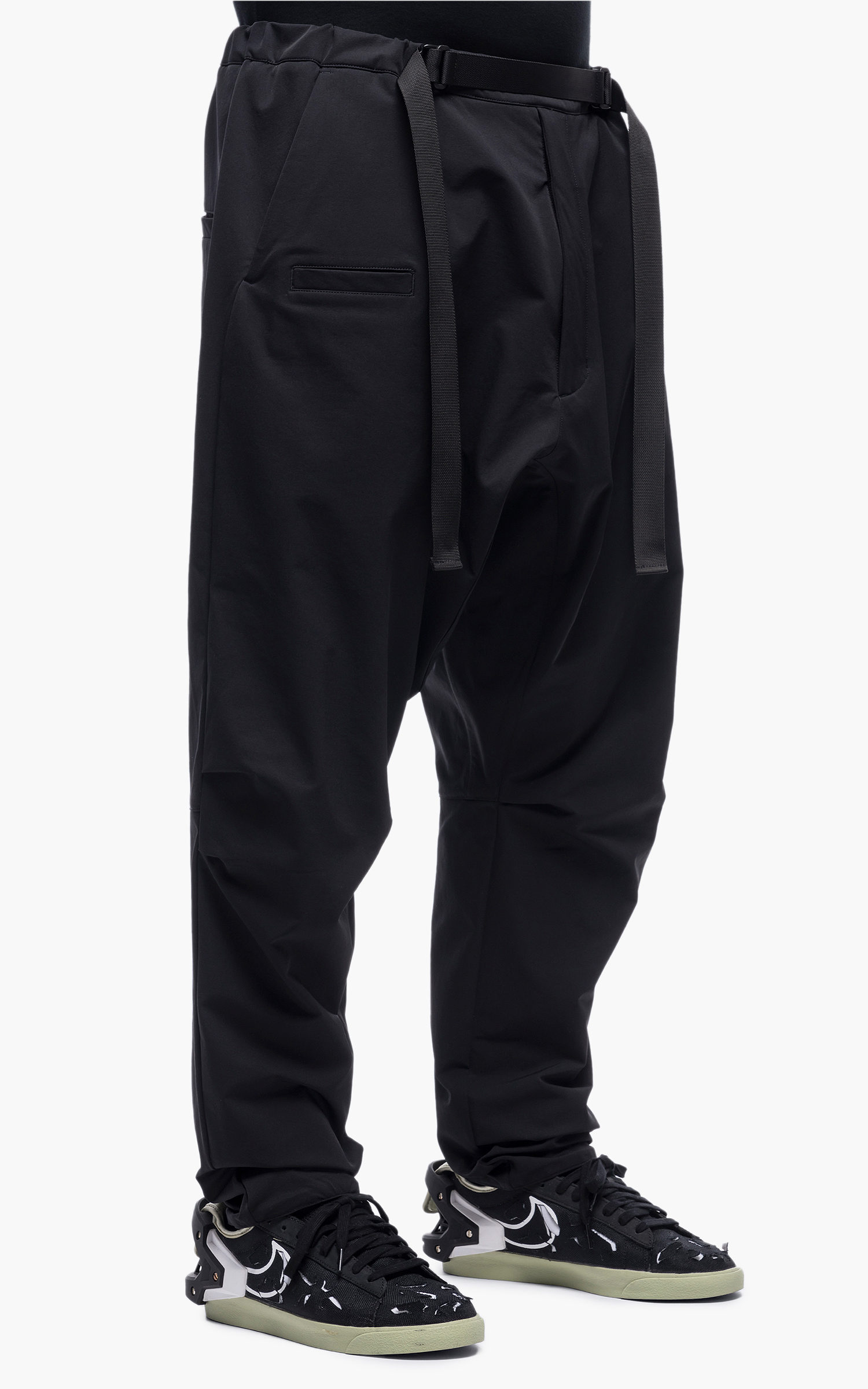Acronym P15-DS Schoeller® Dryskin™ Drawcord Trouser Black | Cultizm