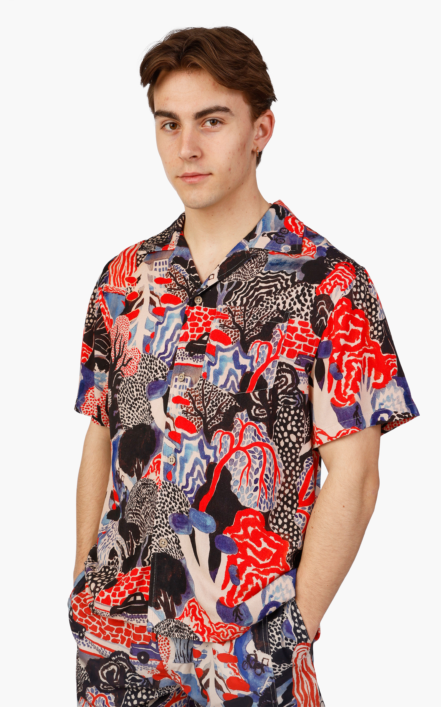 Deus Ex Machina Iceblink Shirt Royal | Cultizm