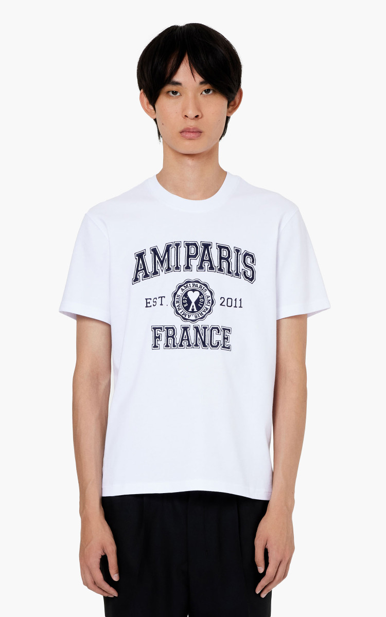 Tシャツ・カットソー AMI PARIS HTS008 726 100 KS823 org.jpg