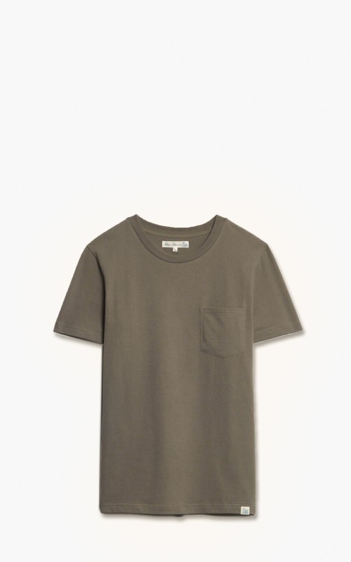 Merz b. Schwanen CTP01 Crew Neck Pocket Tee Army