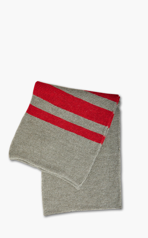 Nigel Cabourn Striped Scarf Schoeller Wool Army