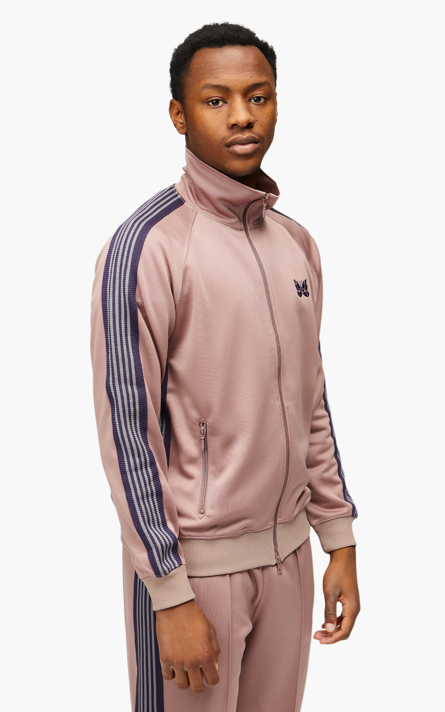 Needles Track Jacket Taupe | Cultizm