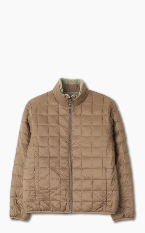 Taion Reversible Down x Boa Jacket Light Brown/Beige