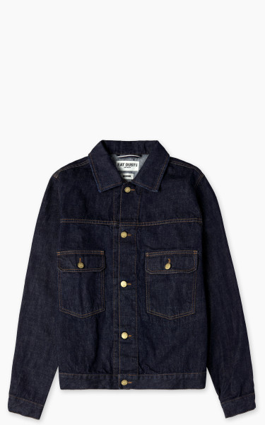 Eat Dust Fit 367XX Type Dust Denim Jacket Indigo Blue 14oz