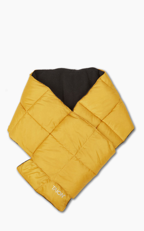 Taion Basic Down Scarf Dark Yellow