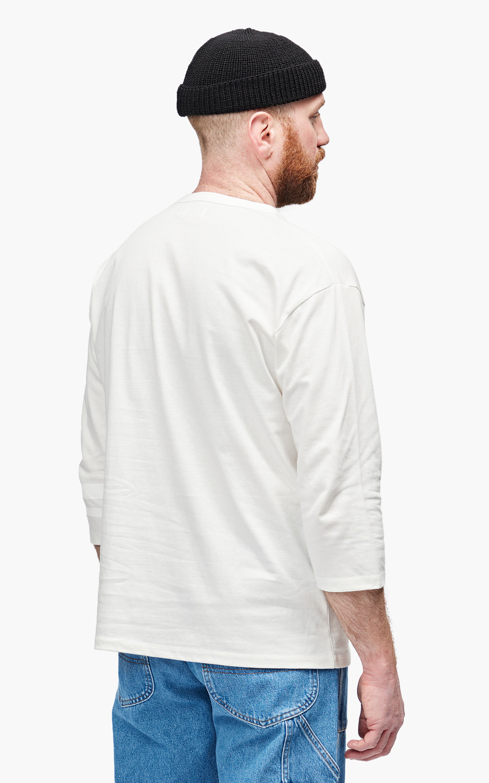 Momotaro Jeans MT004 Zimbabwe Cotton Three Quarter Sleeve T