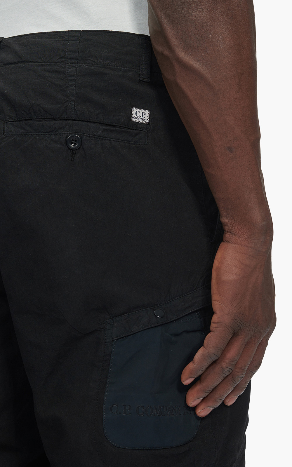 C.P. Company Ba-Tic Light Loose Pants Black | Cultizm C.P. Company Ba-Tic Light Loose Pants Black | Cultizm