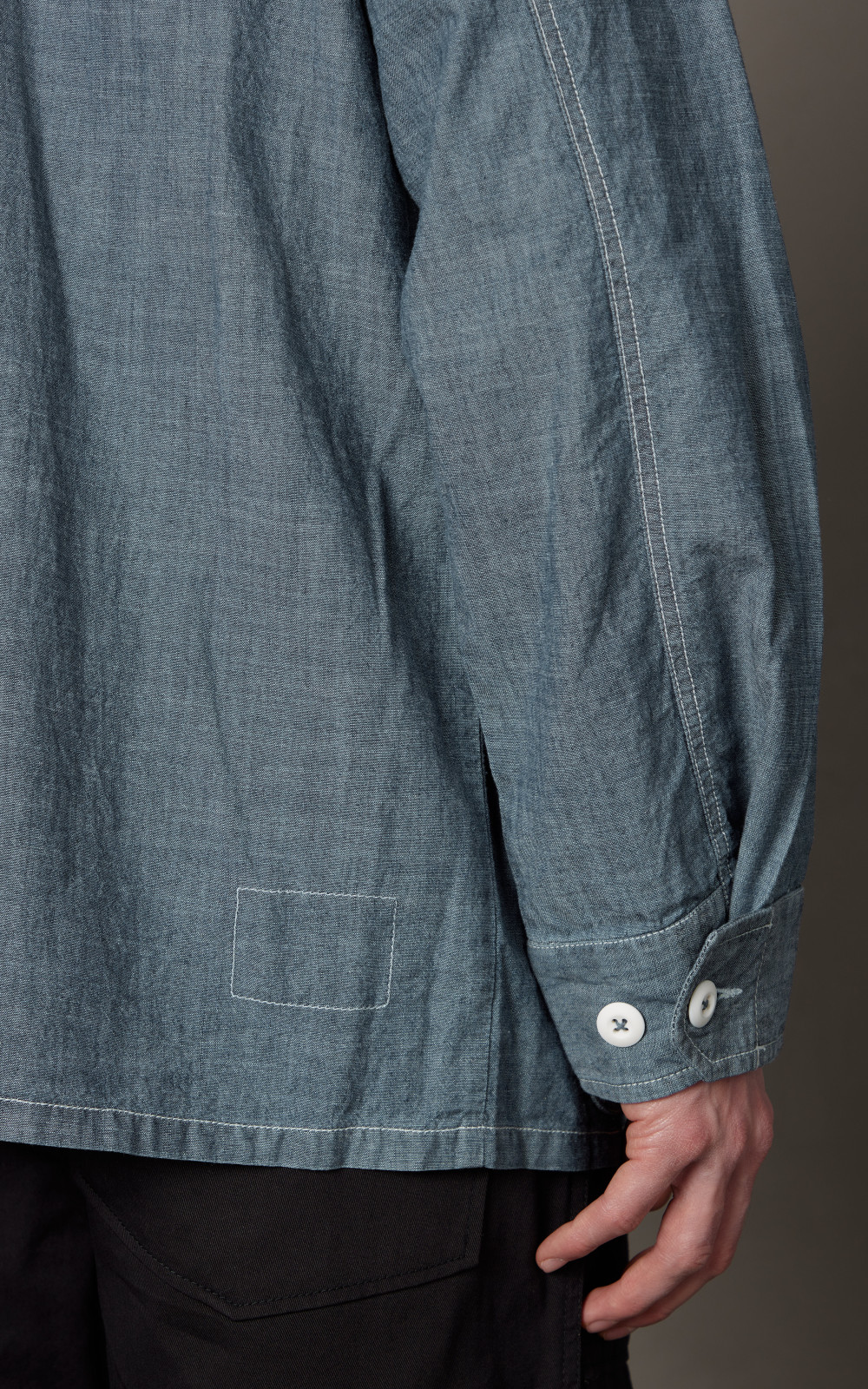 Universal Works Jungle Jacket Chambray Indigo | Cultizm