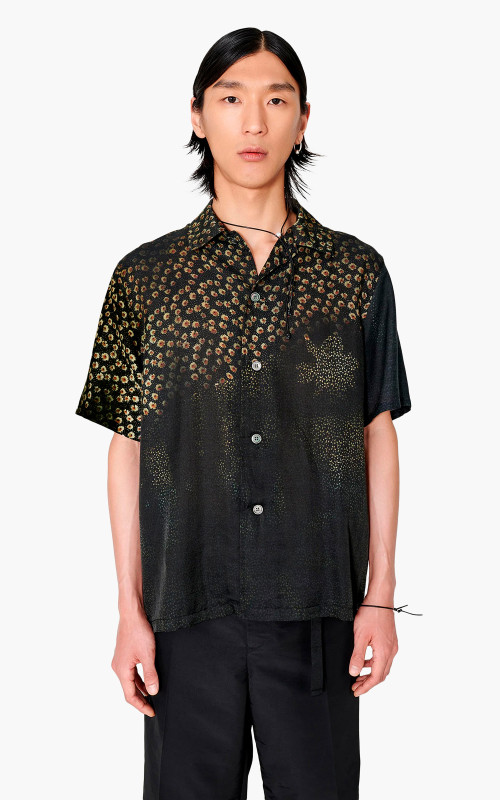 Our Legacy Box Shirt Short Sleeve Dark Flower Print | Cultizm