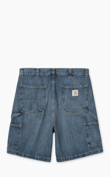 Carhartt WIP OG Single Knee Short Camano Denim Dark Used Wash Blue