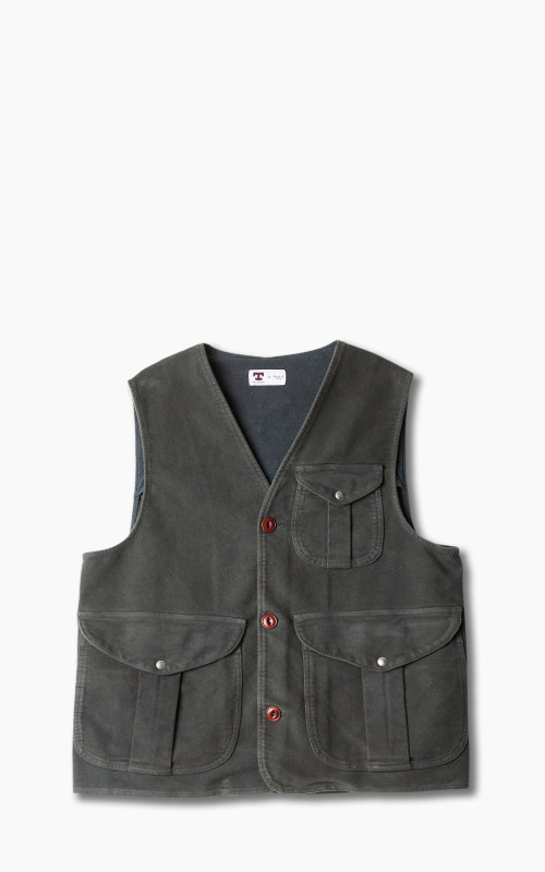 Tellason Hunting Vest Heavy Moleskin Espresso