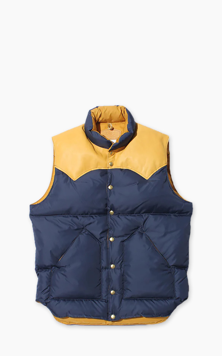 Rocky Mountain Featherbed Down Vest Dark Navy Cultizm