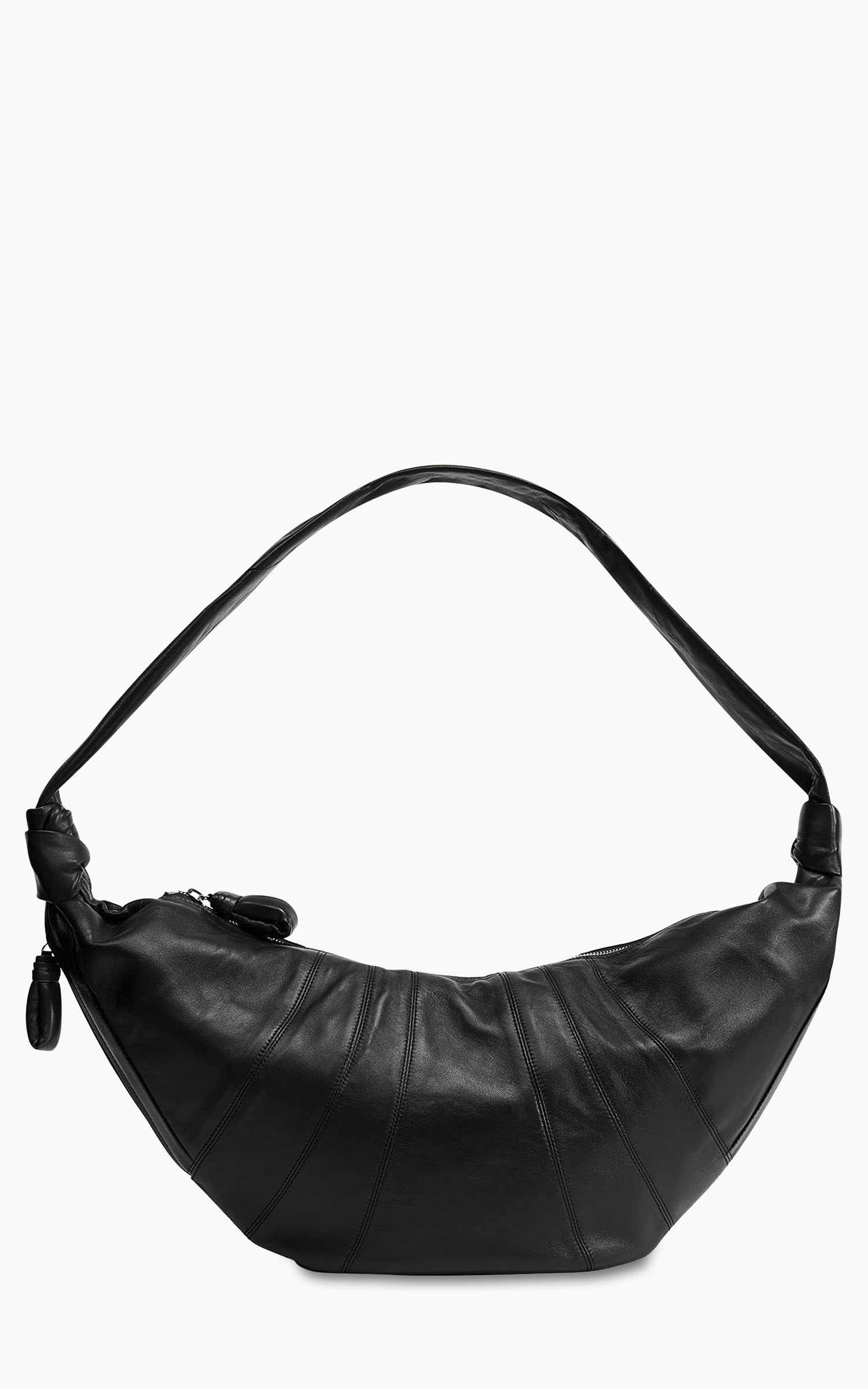 【現金特価】 Croissant Large Lemaire Bag Cultizm | Black Leather Nappa Soft バッグ