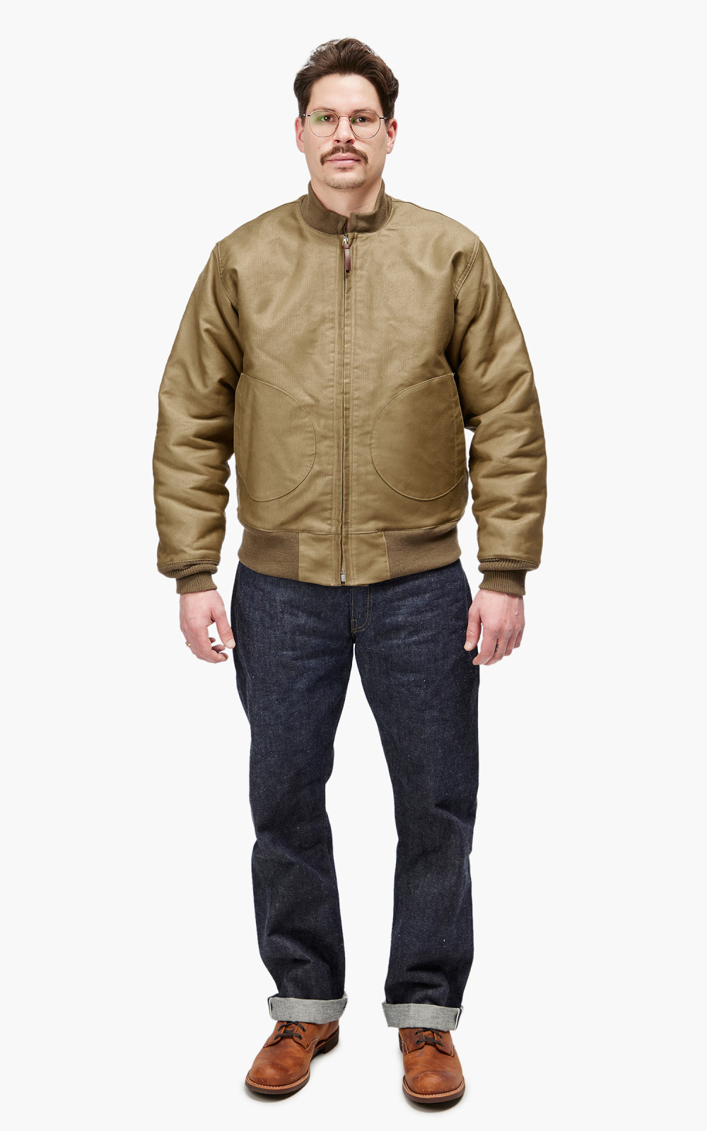 Warehouse & Co. 2180 NAF 1168 Aviator And Ground Crew Jacket