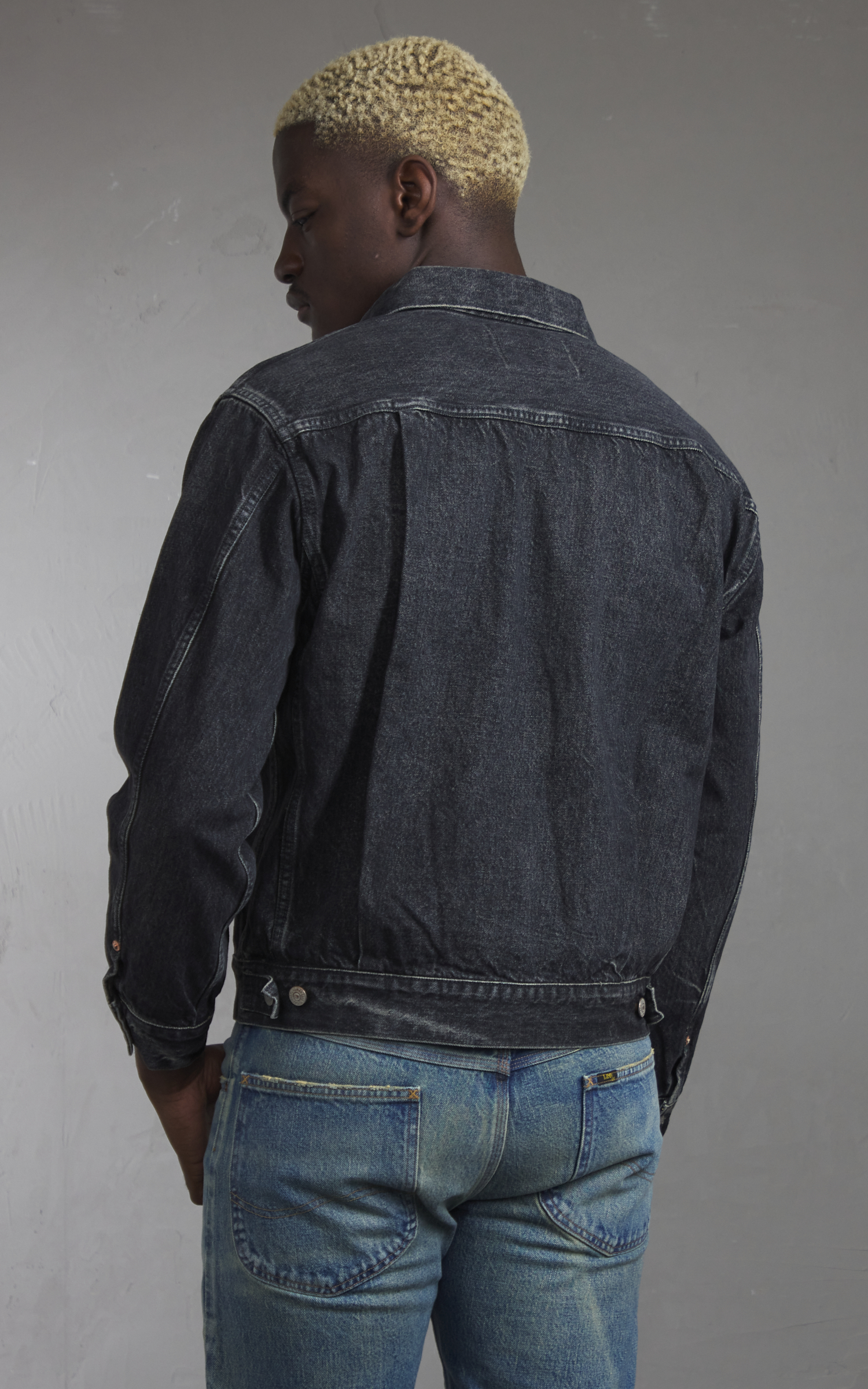 Sugar Cane SC15650H Type-2 Denim Jacket 1953 Model Black Hard Wash | Cultizm