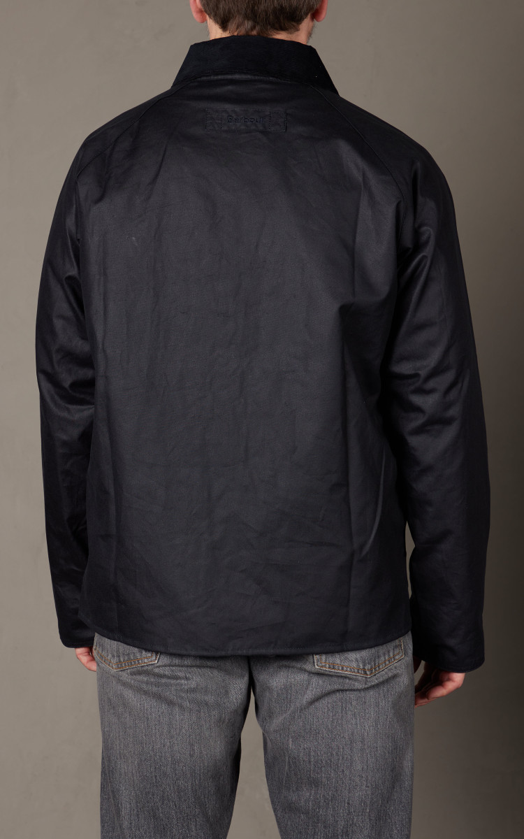 Barbour　spey　S Barbour Men's SL Spey Wax Jacket in Black Barbour