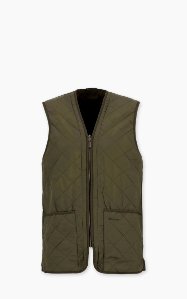 Barbour Quilted Zip Liner Olive