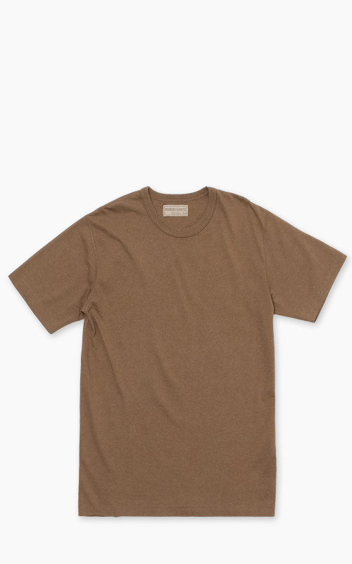 Wonder Looper Foxfibre® Iron Mordant Tsuriami Crewneck T-Shirt Coyote 70