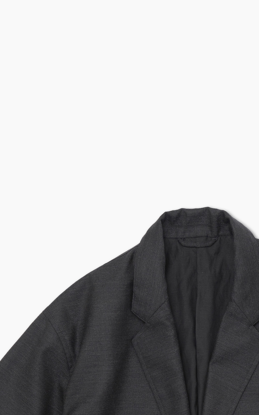 Still By Hand Relaxed Wool Jacket Charcoal | Cultizm