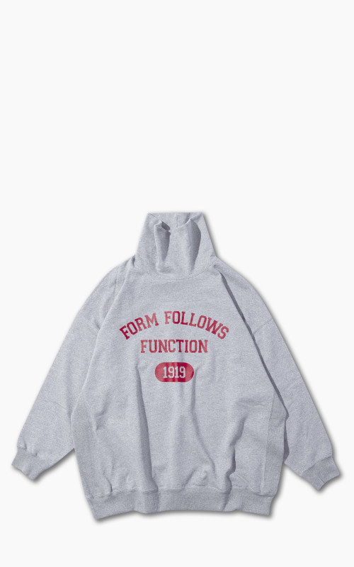 F/CE. College High Neck Sweat Gray