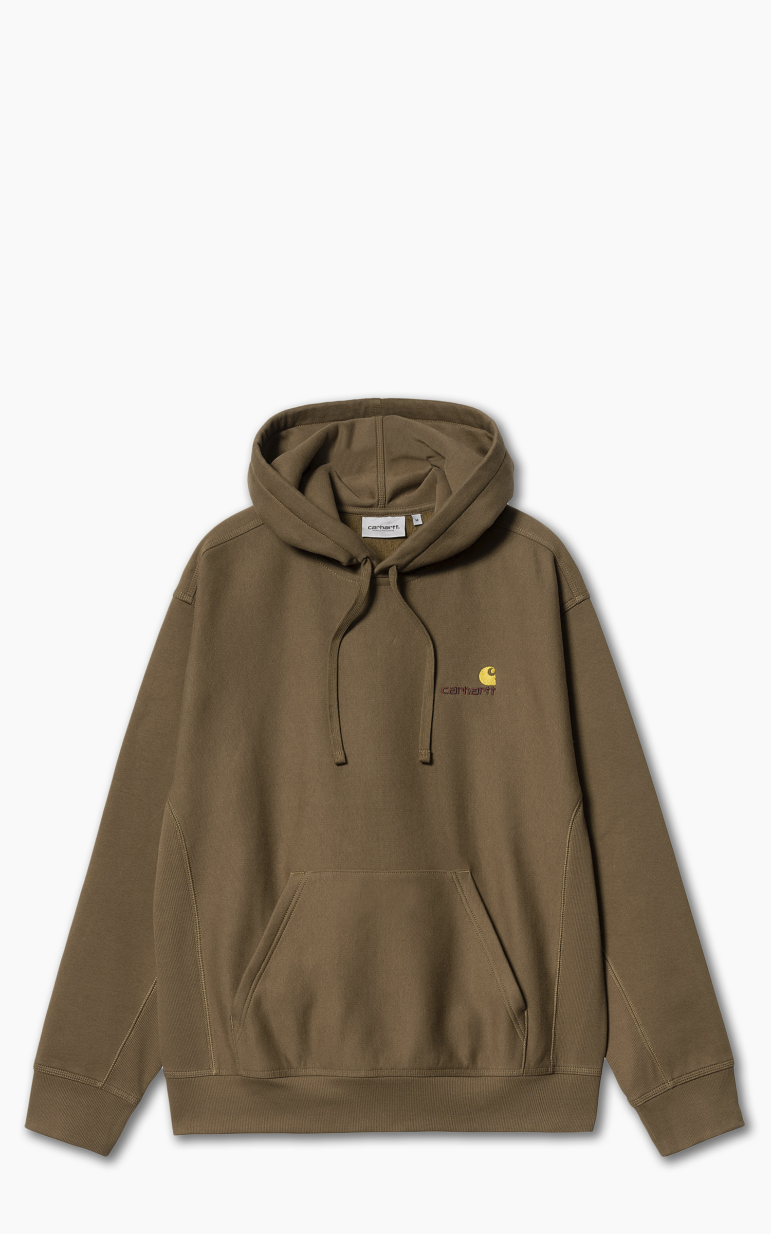 Carhartt WIP Hooded American Script Sweatshirt Lumber | Cultizm