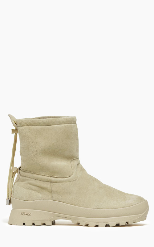 Auralee x Foot The Coacher Cord Boots Beige