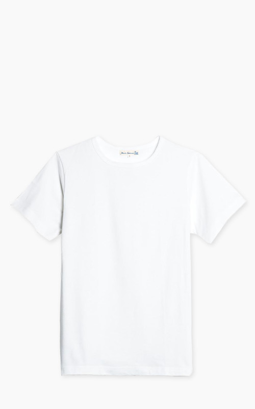 Merz b. Schwanen 1950s Crew Neck Tee White