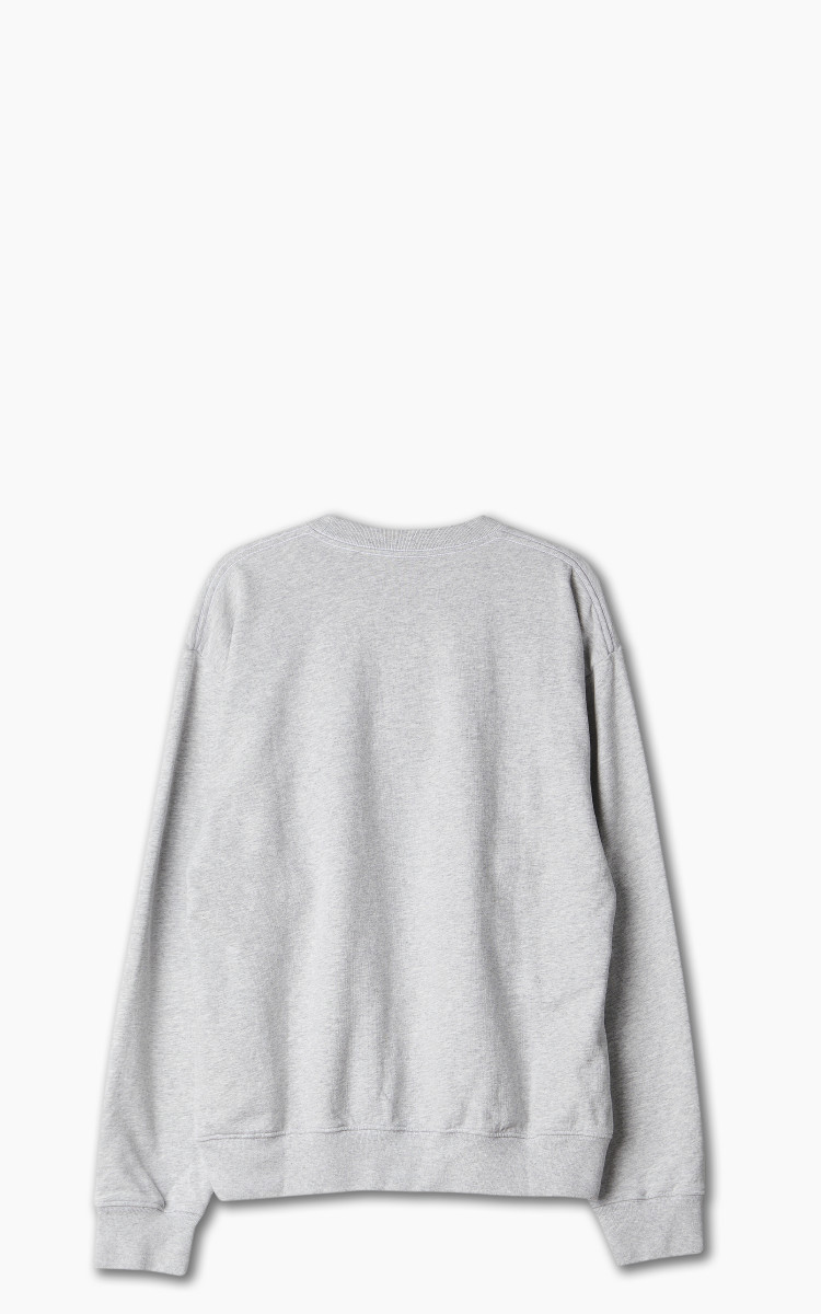 ★Sporty & Rich★ Logo Print Sweatshirt Gray CR852HG CR852HG Serif Logo Hoodie - Heather Gray/Navy – Sporty & Rich