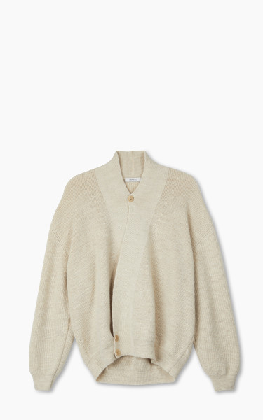 Lemaire Wrap Cardigan Alpaca Cream