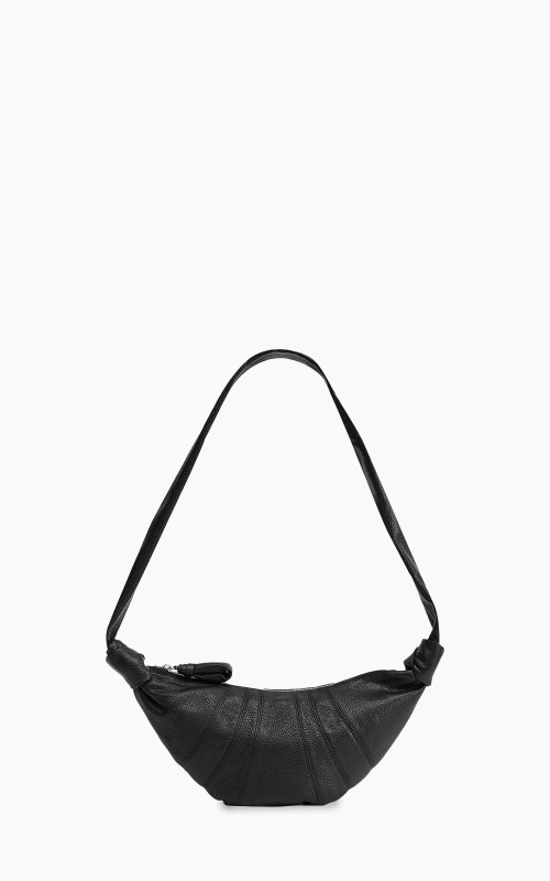 Lemaire Small Croissant Bag Soft Grained Leather Black