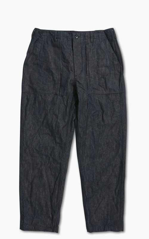 Engineered Garments Fatigue Pant Indigo Cotton Broken Denim