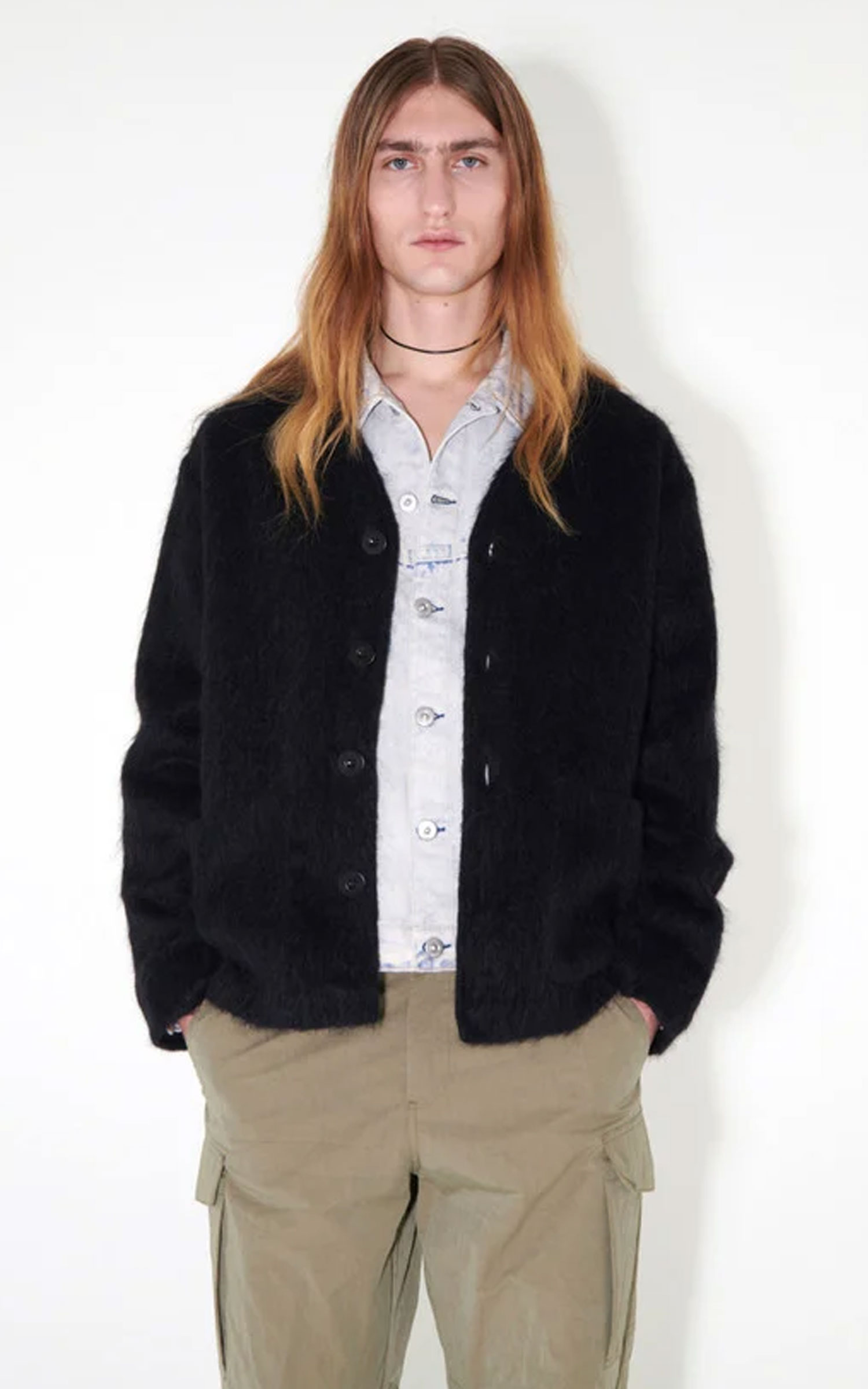 Our Legacy Cardigan Mohair Black | Cultizm