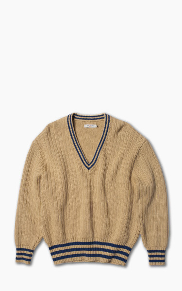 Nudie Jeans Stoffe V-Neck Faded Sun