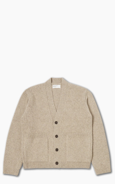 Universal Works Langdale Cardigan Eco Wool Oatmeal