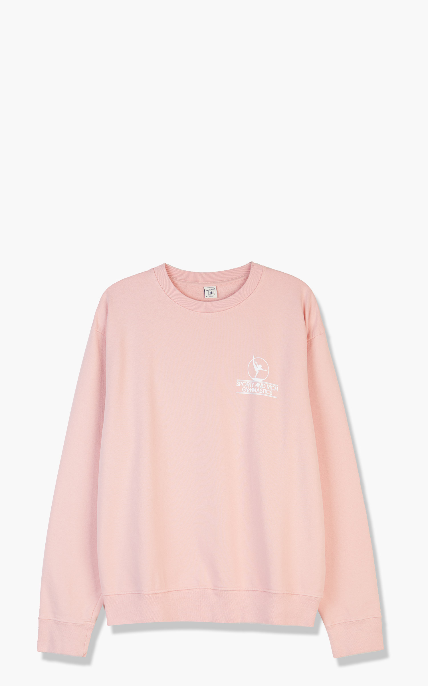 Sporty  Rich Gymnastics Crewneck Rose/White Cultizm