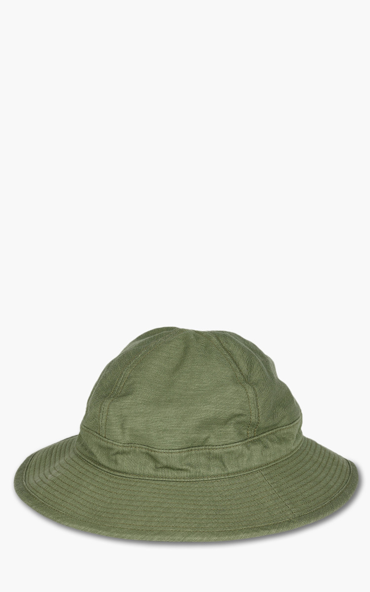 【超特価sale開催】  US OrSlow Navy Cultizm | Green Sateen Hat 帽子