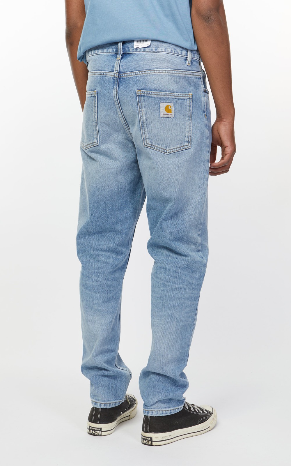 CARHARTT ニュエルハンツ I029208 01WI Carhartt WIP Newel Unisex Pants Blue I029208-01WI | FOOTDISTRICT