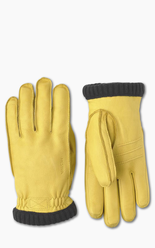 Hestra Deerskin Primaloft Rib Yellow