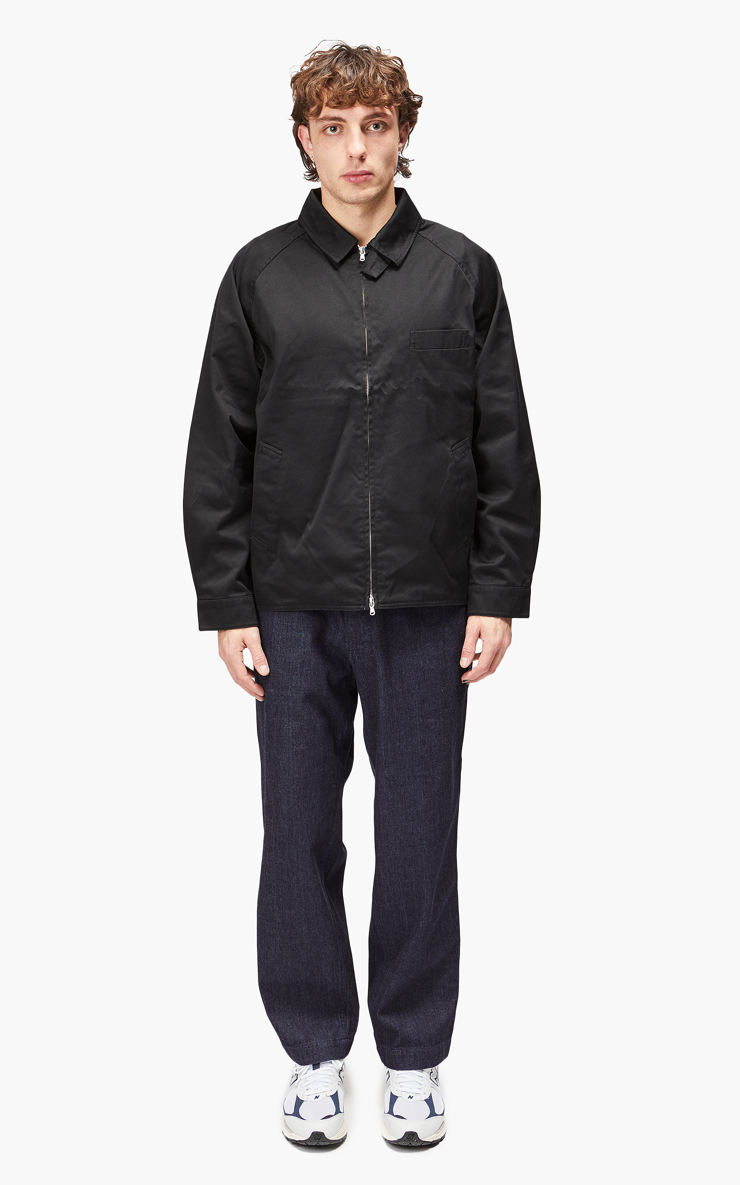 Nanamica GORE-TEX Infinium Chino Crew Jacket Black | Cultizm