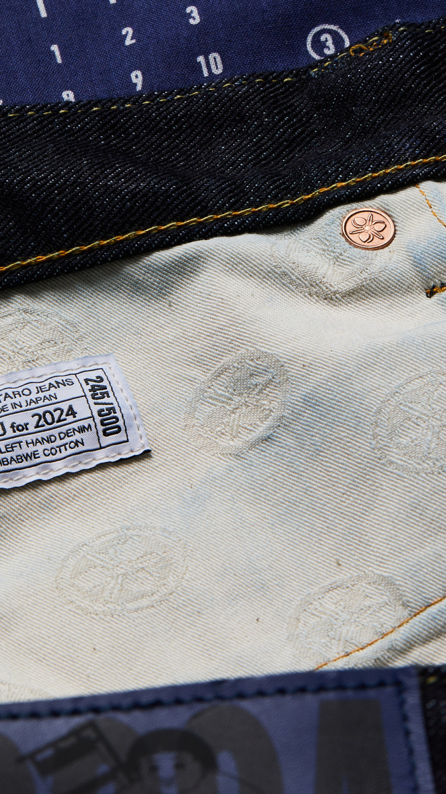 その他 TARO Momotaro Jeans 0405-13 Zimbabwe Cotton Denim High Tapered