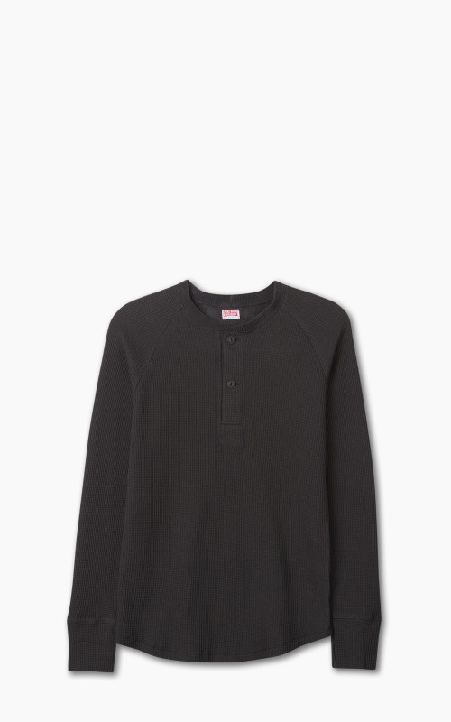 Pike Brothers 1936 Waffle Shirt Black