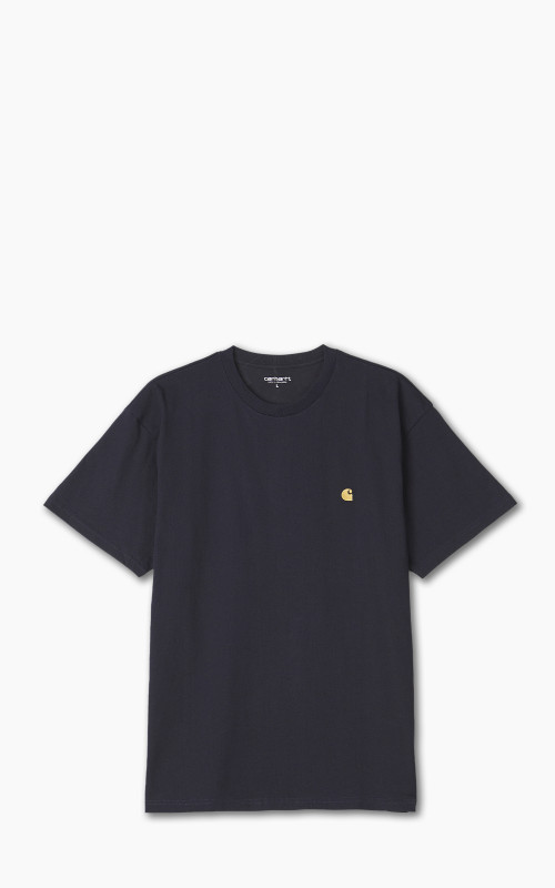 Carhartt WIP S/S Chase T-Shirt Blue/Gold