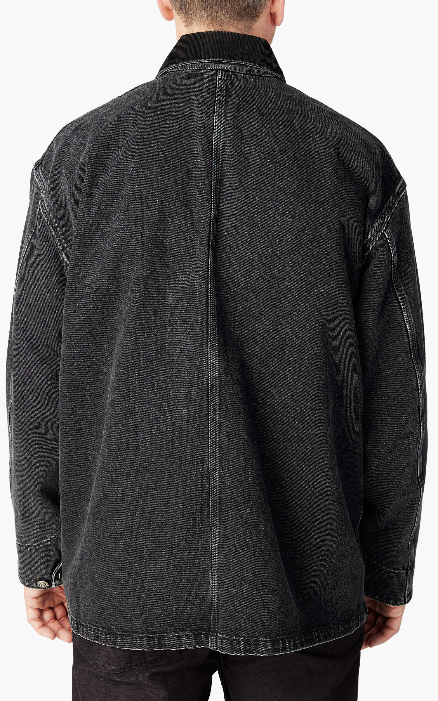 OrSlow Loose Fit Coverall Stonewashed Black | Cultizm OrSlow Loose Fit Coverall Stonewashed Black | Cultizm