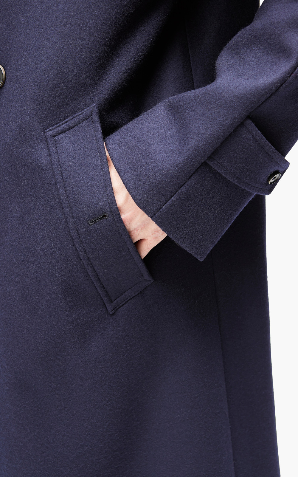 Coherence FouFou II Melton Jersey Dark Blue | Cultizm