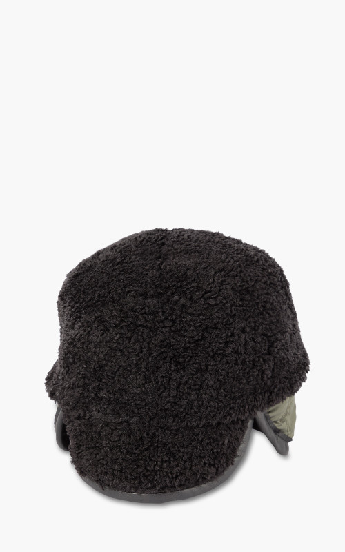 South2 West8 Bird Shooting Cap Poly Curl Fur B-Black