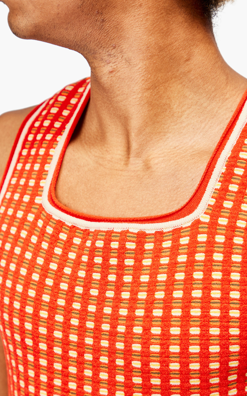 Green & Beige 'Le Débardeur Macio' Tank Top by JACQUEMUS on Sale