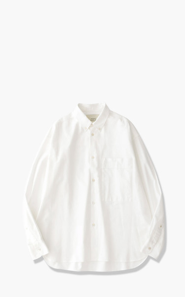 Studio Nicholson Keble Shirt Optic White Keble-SNM-670-Optic-White