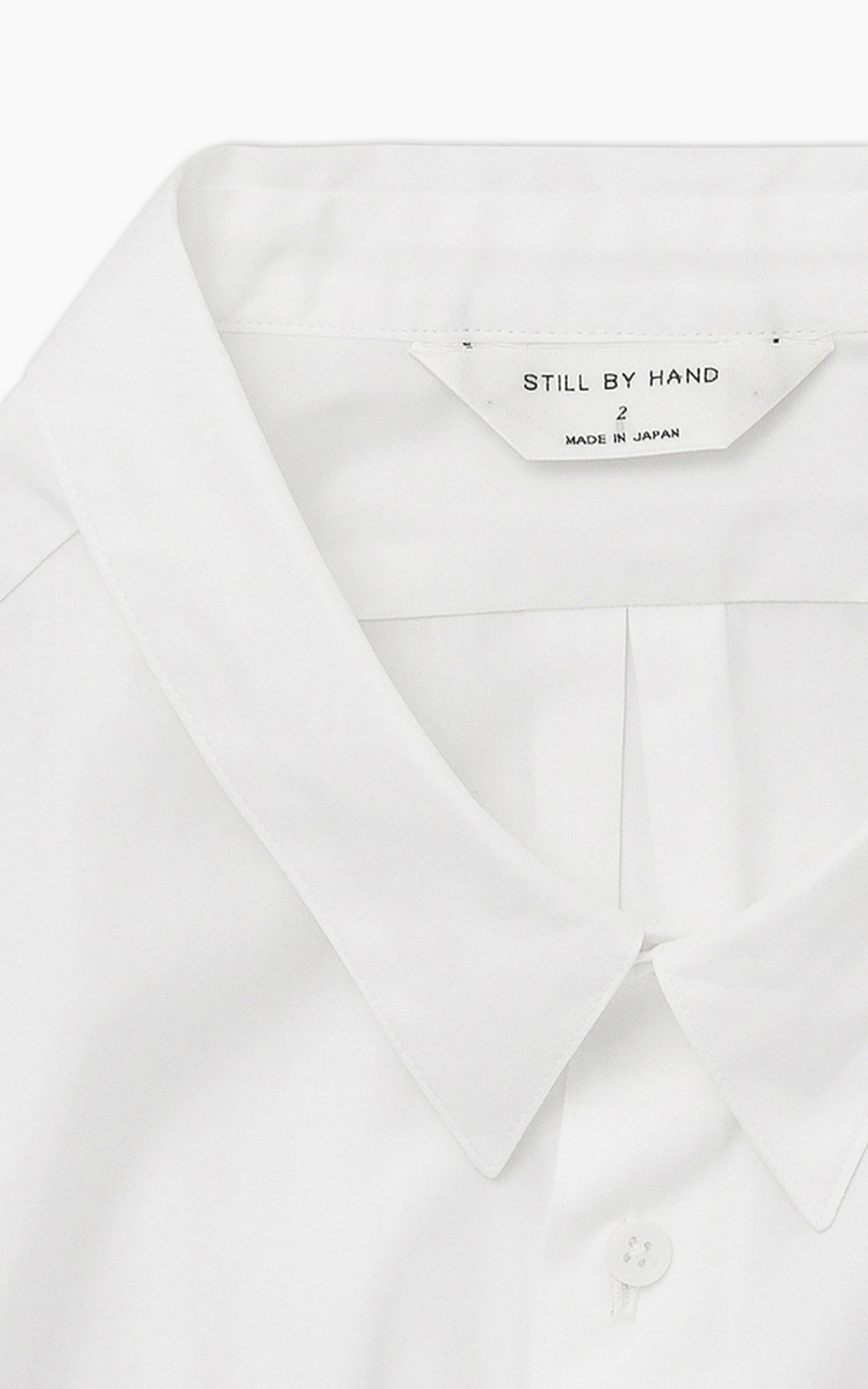 Still By Hand Regular Collar Shirt White | Cultizm